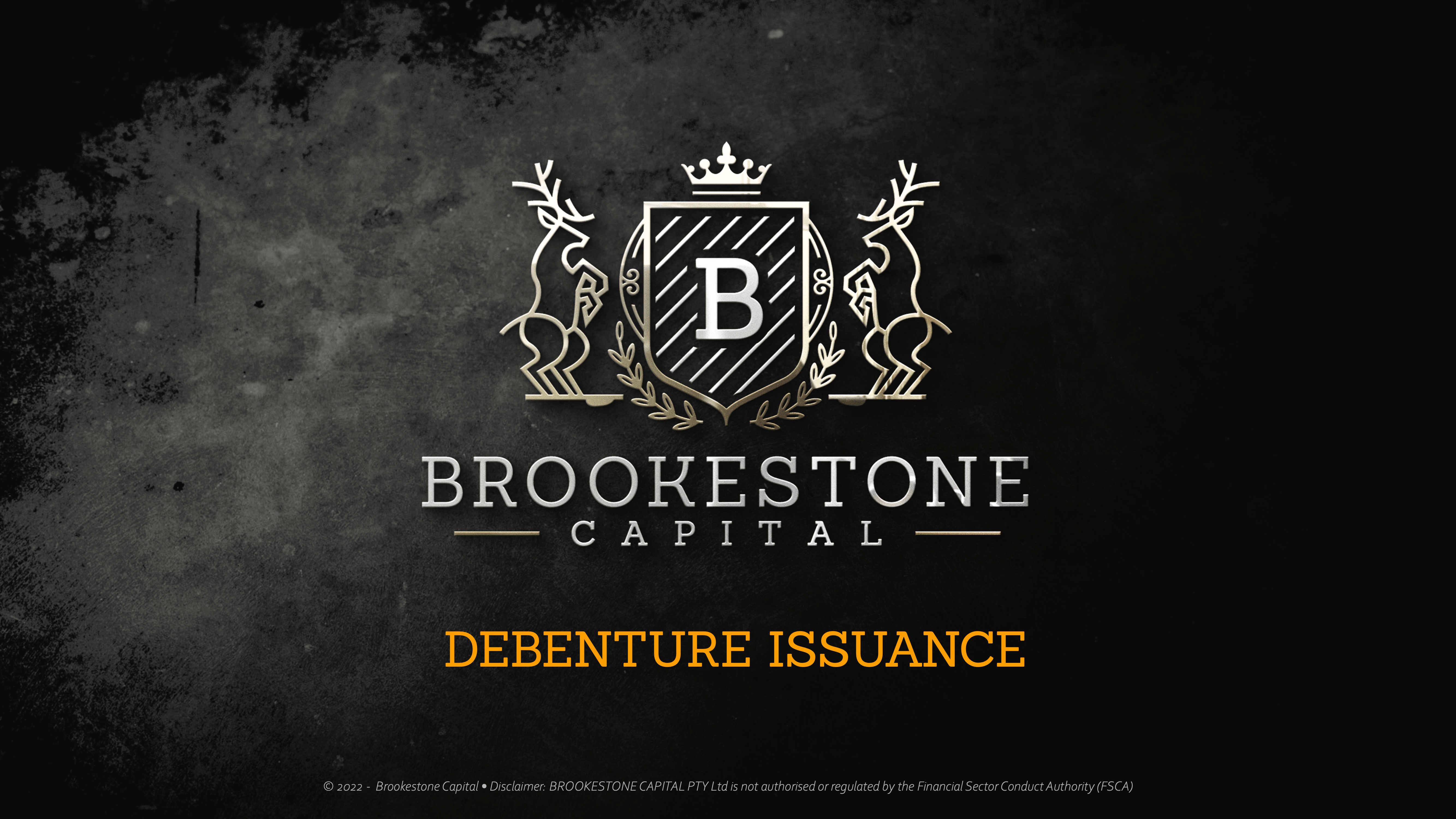 Brookestone Capital Debenture Issuance 20 Annually